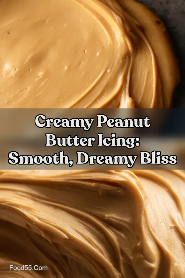 Creamy Peanut Butter Icing: Smooth Dreamy Bliss : PIN FOR LATER Creamy Peanut Butter Icing: Smooth Dreamy Bliss