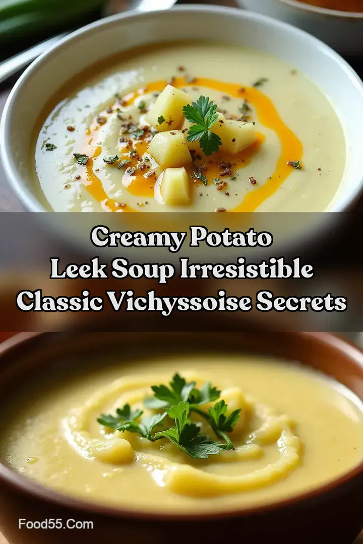 Creamy Potato Leek Soup Irresistible Classic Vichyssoise Secrets