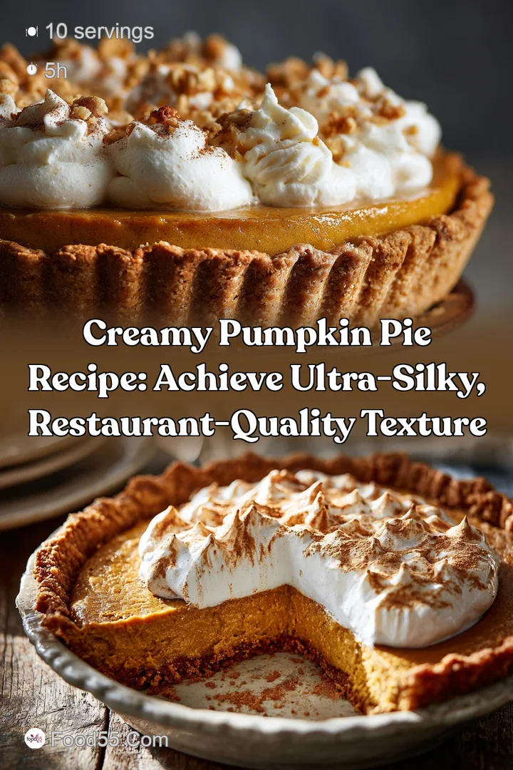 Creamy Pumpkin Pie Recipe: Achieve Ultra-Silky Restaurant-Quality Texture