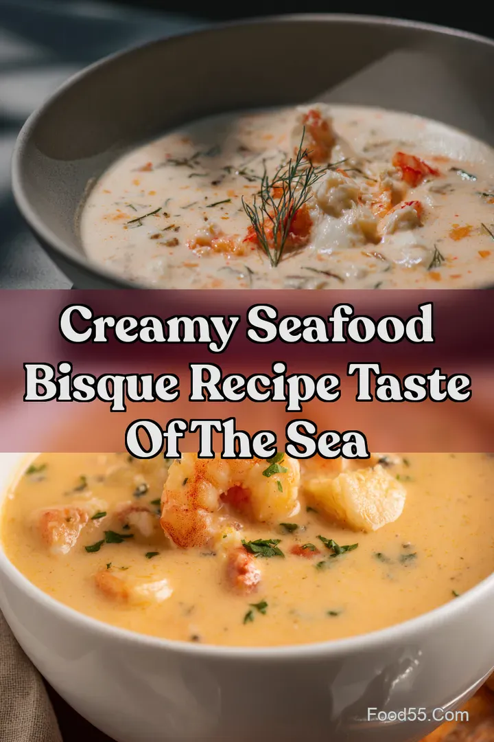 Creamy Seafood Bisque Recipe Taste of the Sea : PIN FOR LATER Creamy Seafood Bisque Recipe Taste of the Sea