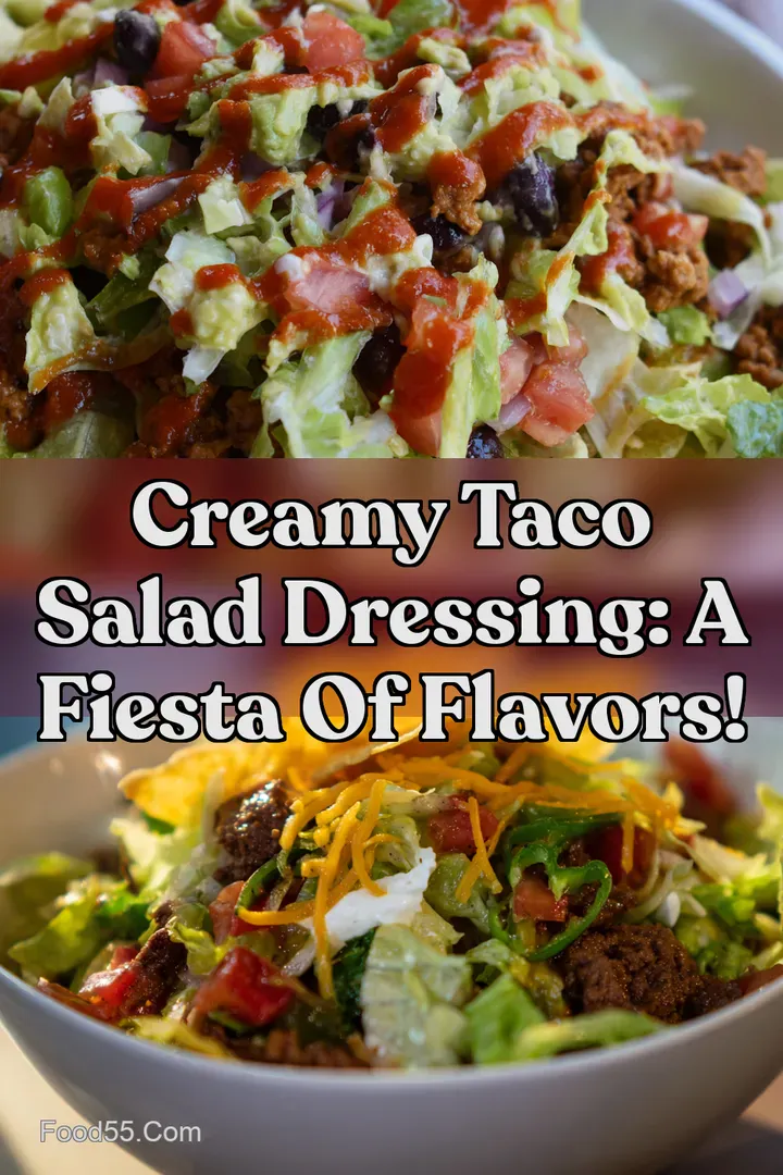Creamy Taco Salad Dressing: A Fiesta of Flavors! : PIN FOR LATER Creamy Taco Salad Dressing: A Fiesta of Flavors!