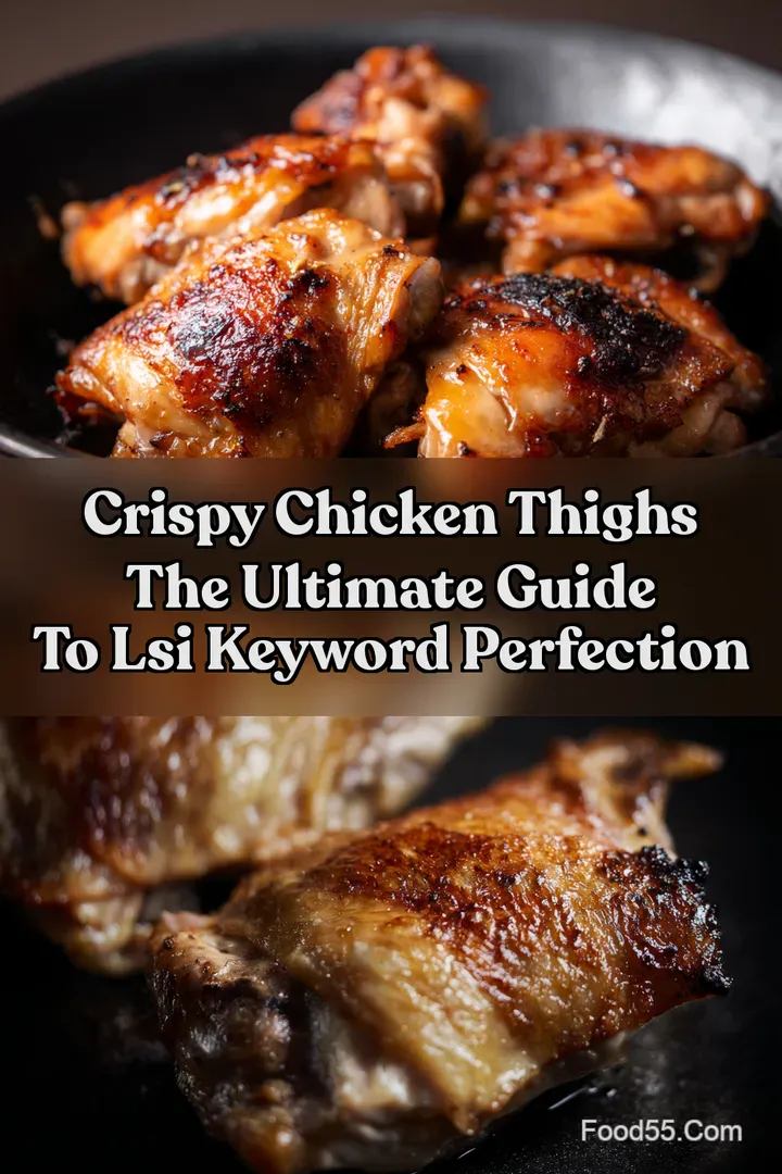 Crispy Chicken Thighs The Ultimate Guide To LSI keyword Perfection
