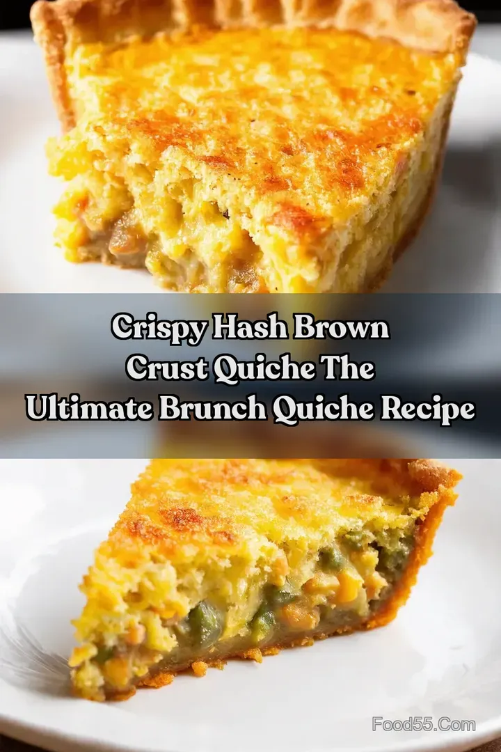Crispy Hash Brown Crust Quiche The Ultimate Brunch Quiche Recipe