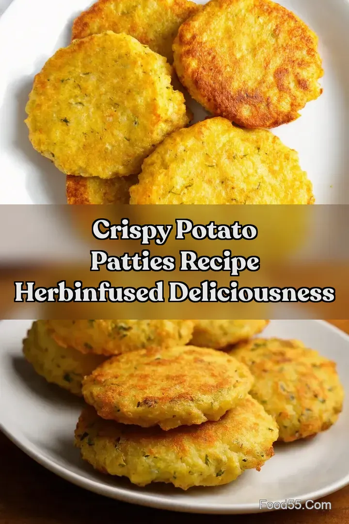 Crispy Potato Patties Recipe HerbInfused Deliciousness