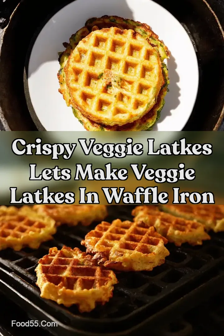 Crispy Veggie Latkes Lets make Veggie Latkes in Waffle Iron