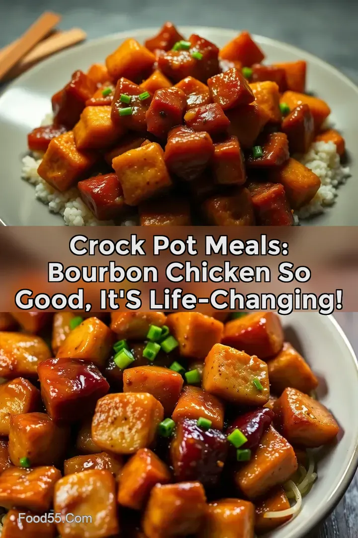 Crock Pot Meals: Bourbon Chicken so good it&#039 s life-changing!