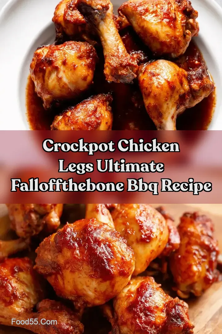 Crockpot Chicken Legs Ultimate FallOffTheBone BBQ Recipe : PIN FOR LATER Crockpot Chicken Legs Ultimate FallOffTheBone BBQ Recipe