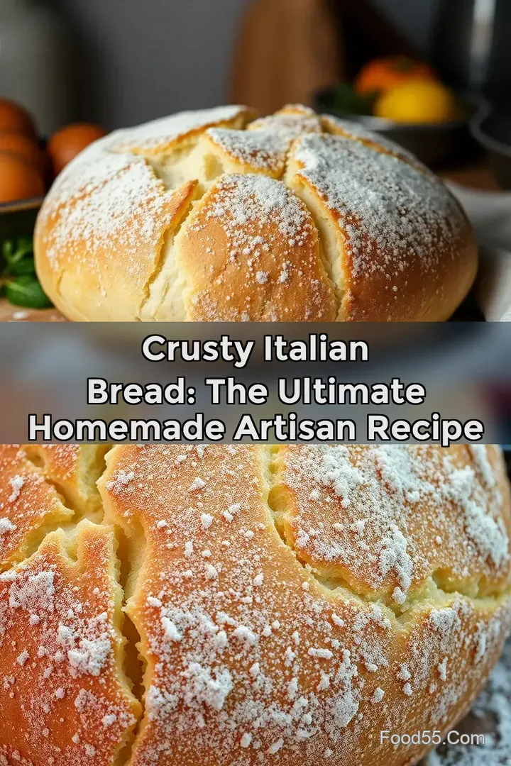 Crusty Italian Bread: The Ultimate Homemade Artisan Recipe : PIN FOR LATER Crusty Italian Bread: The Ultimate Homemade Artisan Recipe