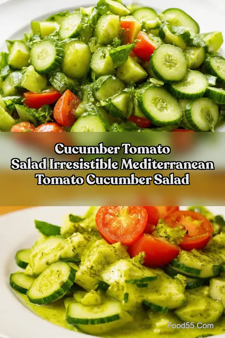 Cucumber Tomato Salad Irresistible Mediterranean Tomato Cucumber Salad
