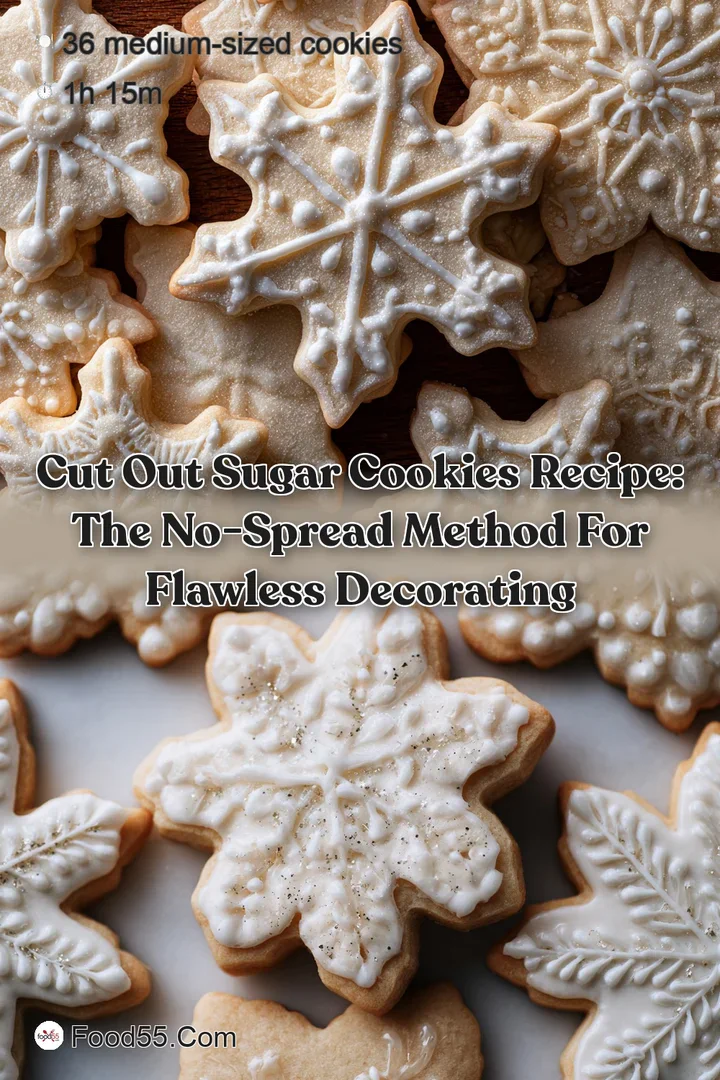 Cut Out Sugar Cookies Recipe: The No-Spread Method for Flawless Decorating