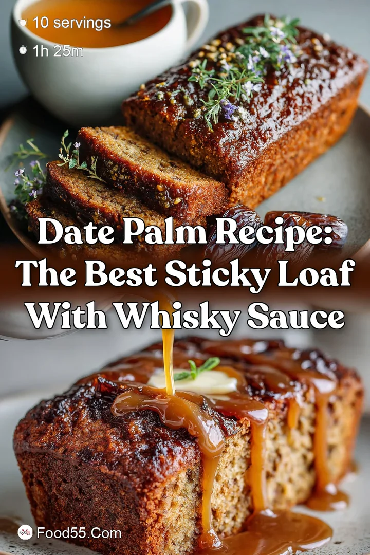 Date Palm Recipe: The Best Sticky Loaf with Whisky Sauce
