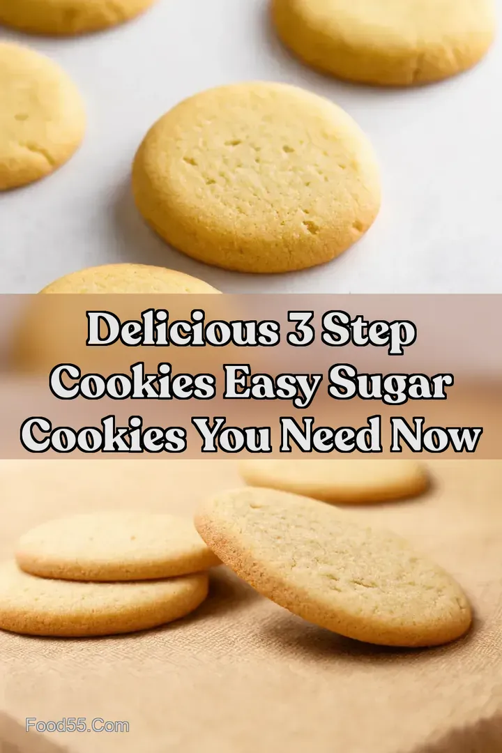 Delicious 3 Step Cookies Easy Sugar Cookies You Need Now