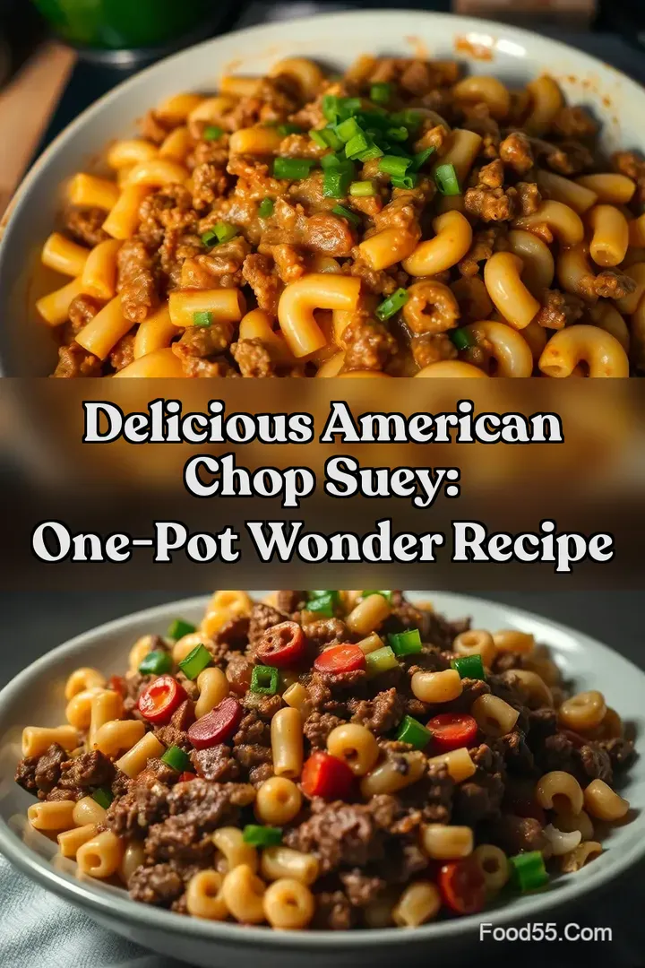 Delicious American Chop Suey: One-Pot Wonder Recipe