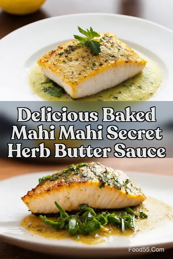Delicious Baked Mahi Mahi Secret Herb Butter Sauce : PIN FOR LATER Delicious Baked Mahi Mahi Secret Herb Butter Sauce