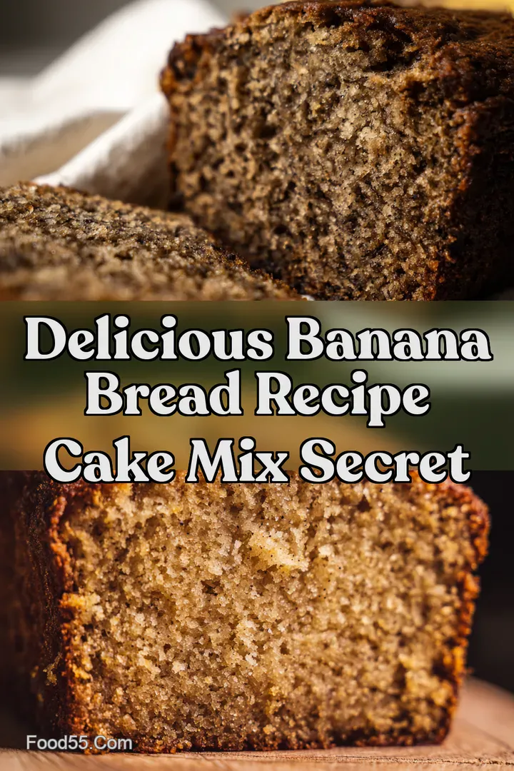 Delicious Banana Bread Recipe Cake Mix Secret