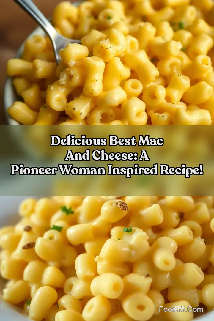Delicious Best Mac and Cheese: A Pioneer Woman Inspired Recipe! : PIN FOR LATER Delicious Best Mac and Cheese: A Pioneer Woman Inspired Recipe!