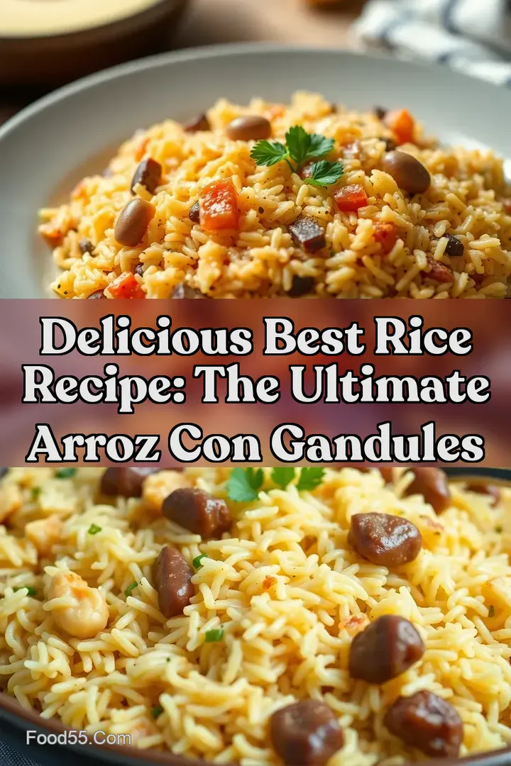 Delicious Best Rice Recipe: The Ultimate Arroz Con Gandules : PIN FOR LATER Delicious Best Rice Recipe: The Ultimate Arroz Con Gandules
