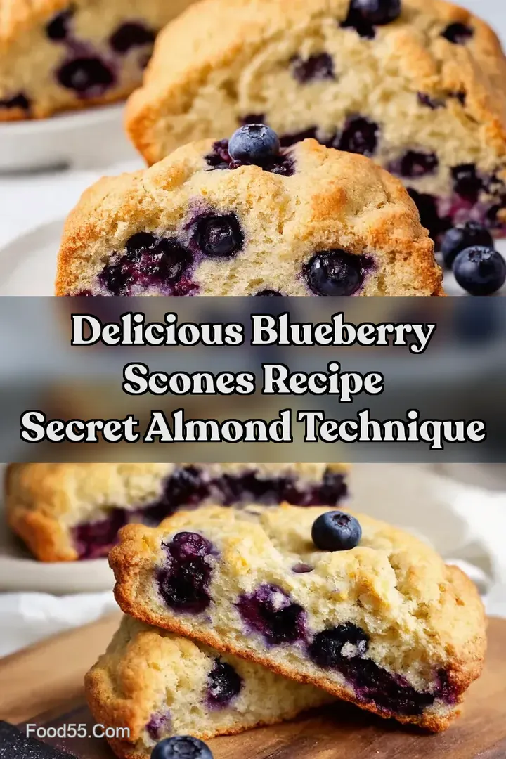 Delicious Blueberry Scones Recipe Secret Almond Technique