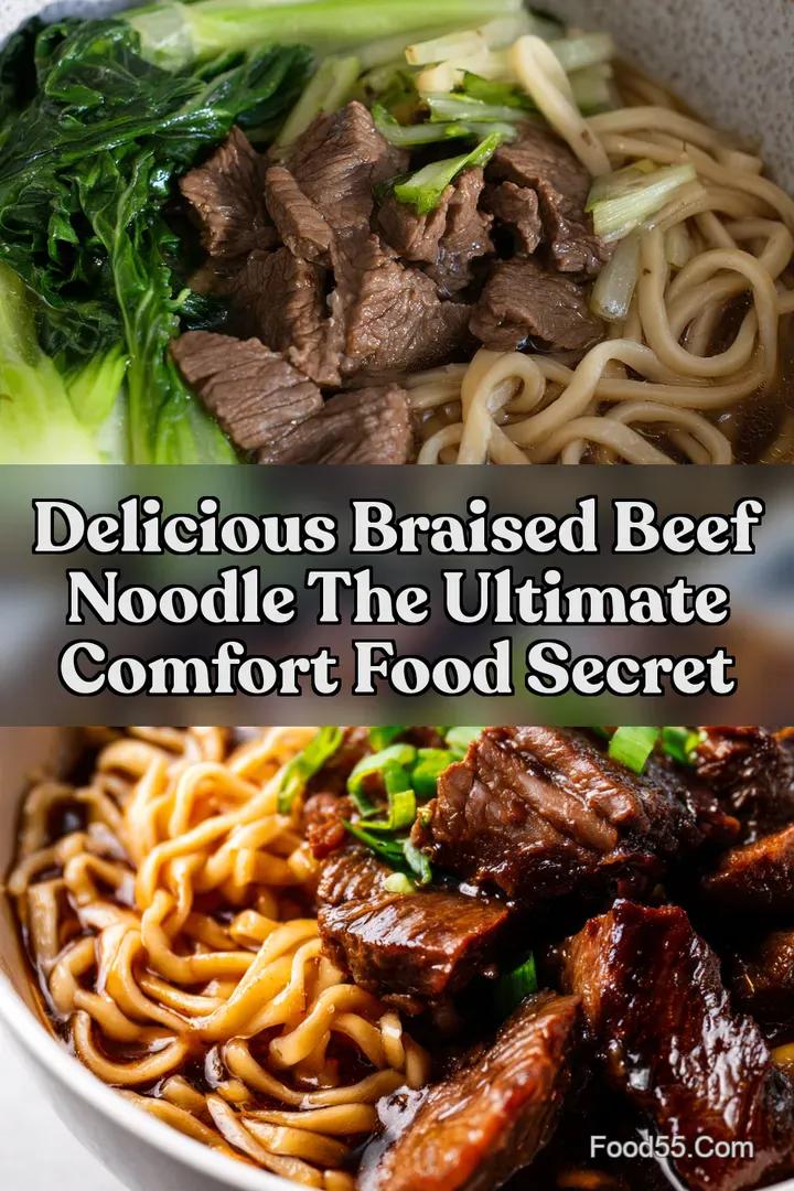 Delicious Braised Beef Noodle The Ultimate Comfort Food Secret : PIN FOR LATER Delicious Braised Beef Noodle The Ultimate Comfort Food Secret