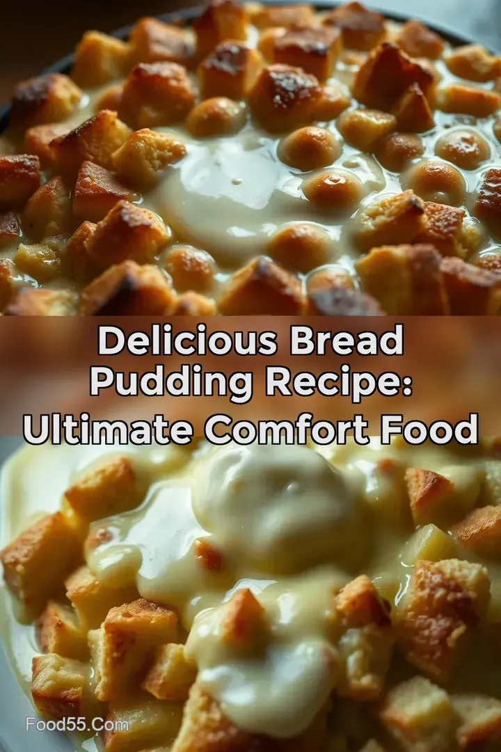 Delicious Bread Pudding Recipe: Ultimate Comfort Food : PIN FOR LATER Delicious Bread Pudding Recipe: Ultimate Comfort Food