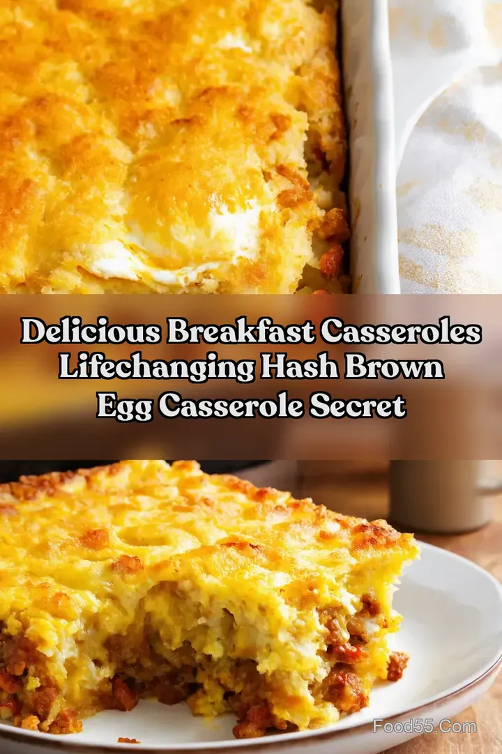 Delicious Breakfast Casseroles LifeChanging Hash Brown Egg Casserole Secret