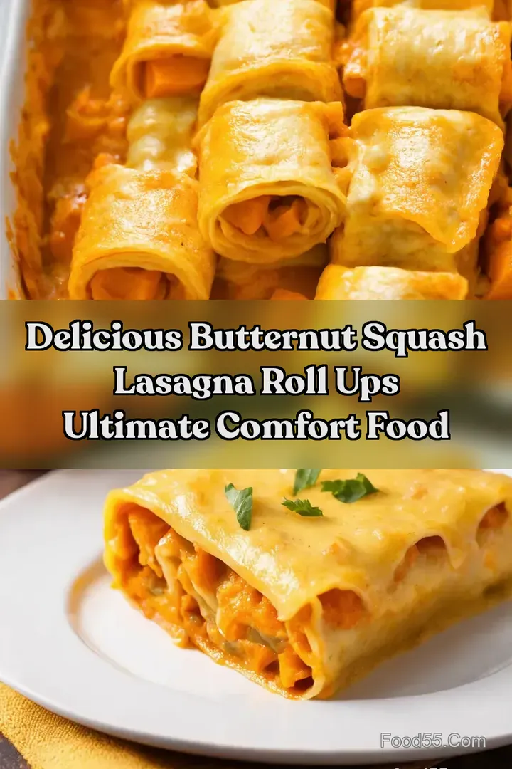 Delicious Butternut Squash Lasagna Roll Ups Ultimate Comfort Food