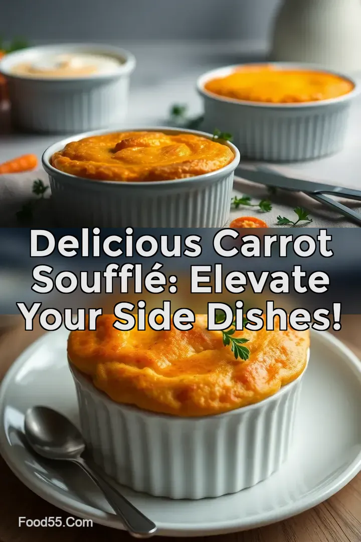 Delicious Carrot Soufflé: Elevate Your Side Dishes! : PIN FOR LATER Delicious Carrot Soufflé: Elevate Your Side Dishes!