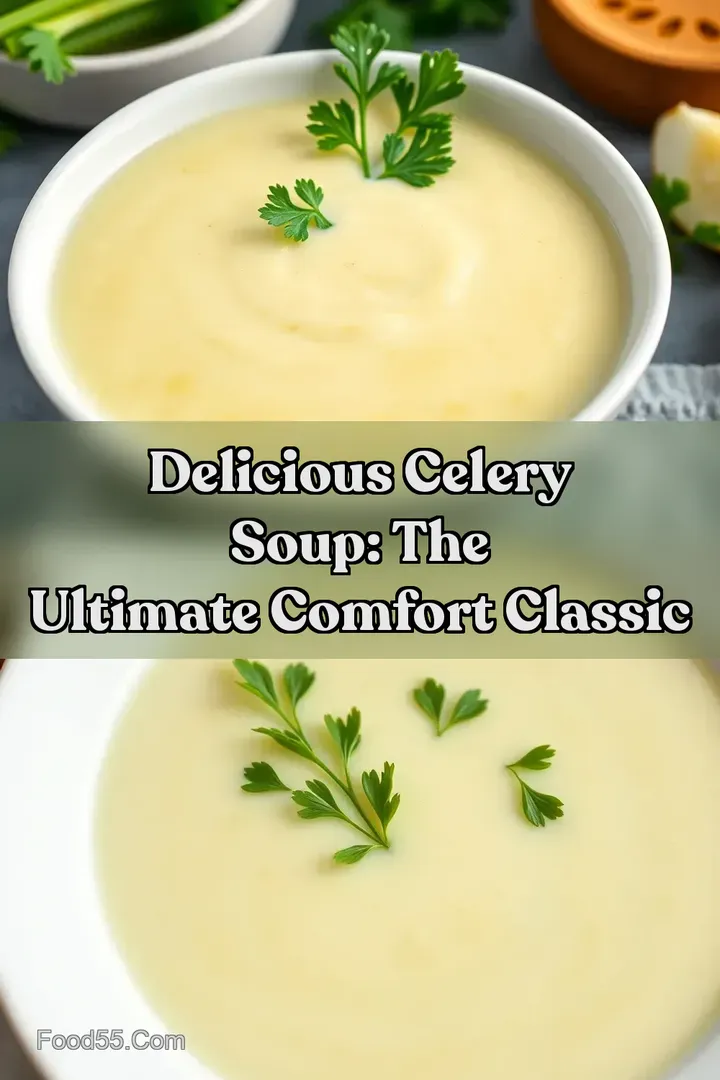 Delicious Celery Soup: The Ultimate Comfort Classic : PIN FOR LATER Delicious Celery Soup: The Ultimate Comfort Classic