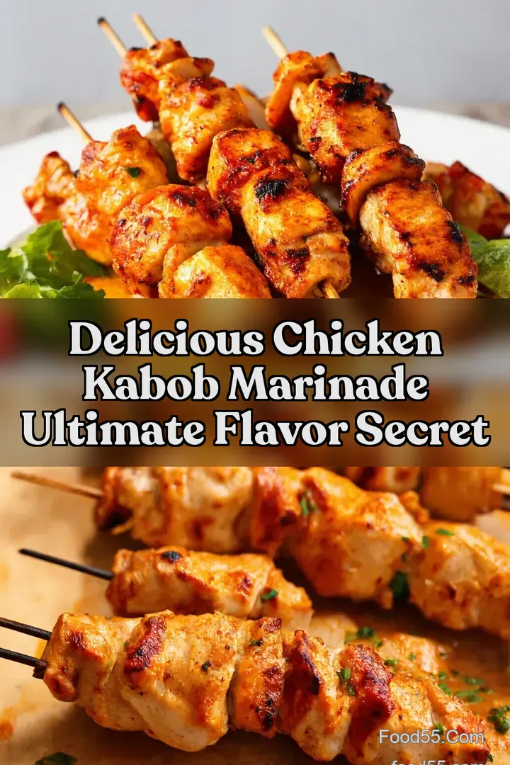 Delicious Chicken Kabob Marinade Ultimate Flavor Secret : PIN FOR LATER Delicious Chicken Kabob Marinade Ultimate Flavor Secret