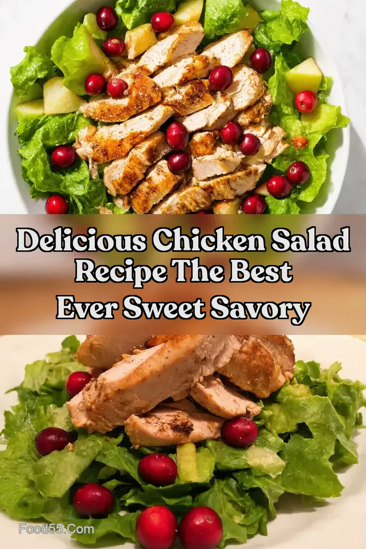 Delicious Chicken Salad Recipe The Best Ever Sweet Savory