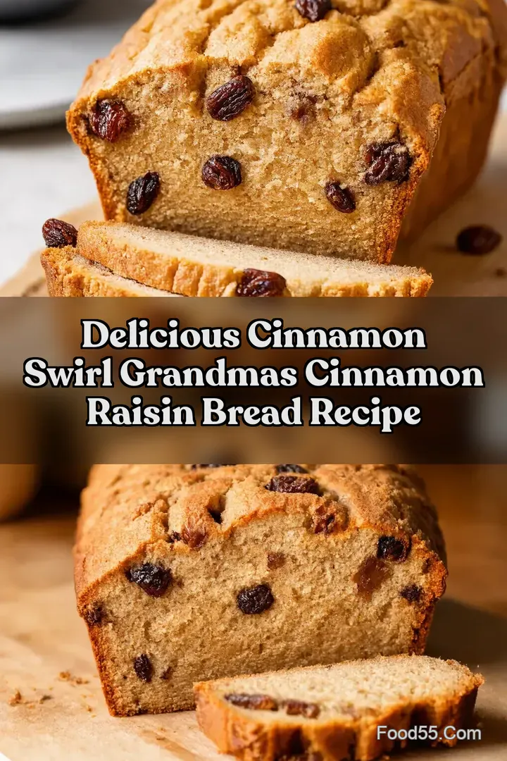 Delicious Cinnamon Swirl Grandmas Cinnamon Raisin Bread Recipe