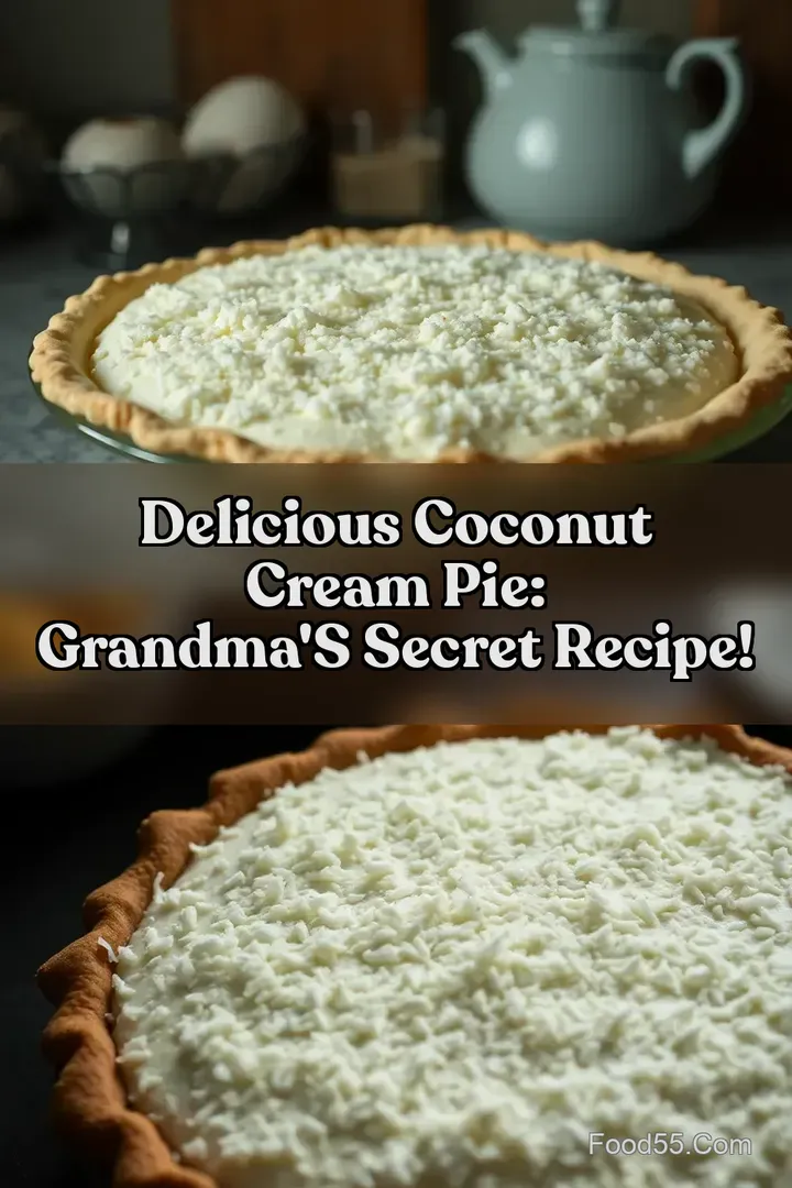 Delicious Coconut Cream Pie: Grandma&#039 s Secret Recipe!