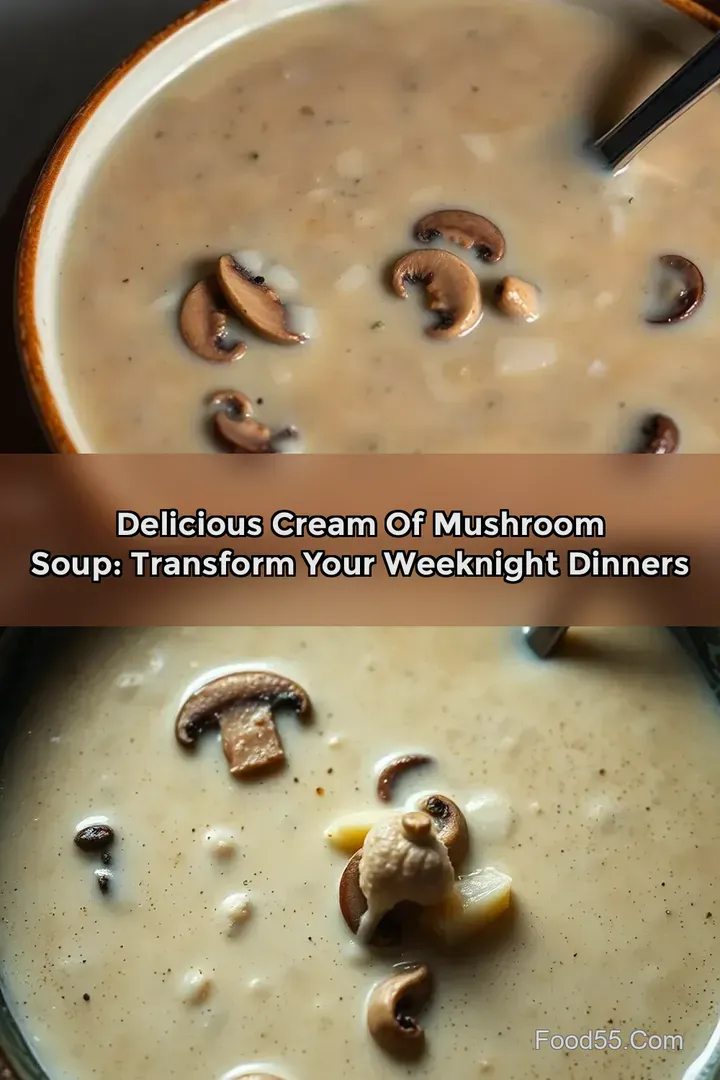 Delicious Cream of Mushroom Soup: Transform Your Weeknight Dinners