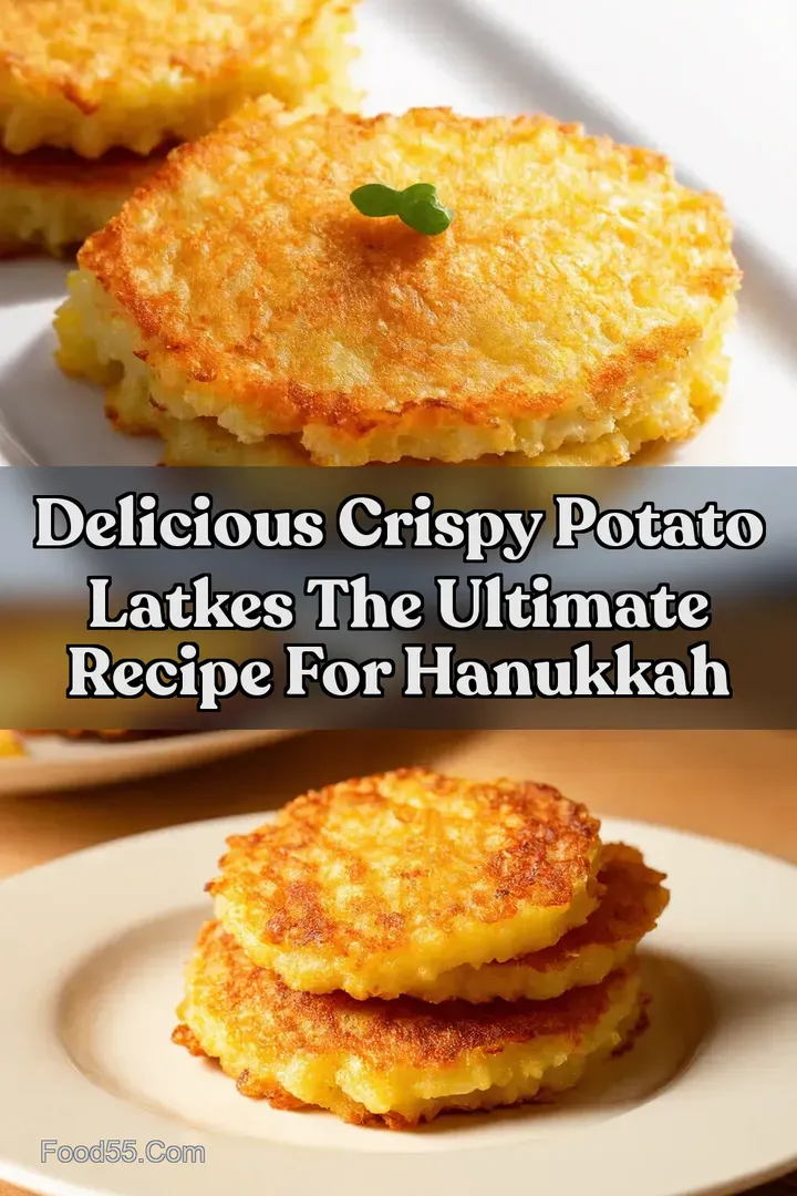Delicious Crispy Potato Latkes The Ultimate Recipe for Hanukkah