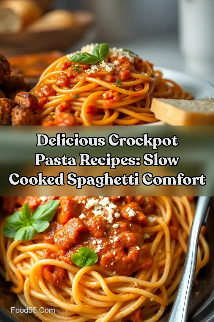 Delicious Crockpot Pasta Recipes: Slow Cooked Spaghetti Comfort