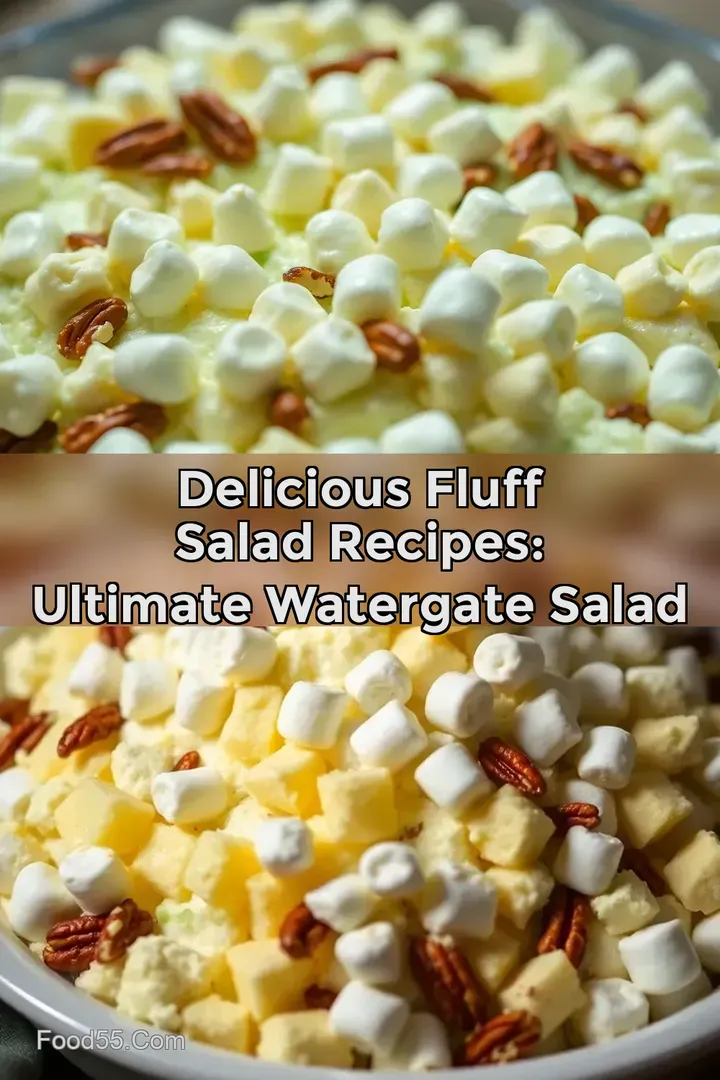 Delicious Fluff Salad Recipes: Ultimate Watergate Salad : PIN FOR LATER Delicious Fluff Salad Recipes: Ultimate Watergate Salad