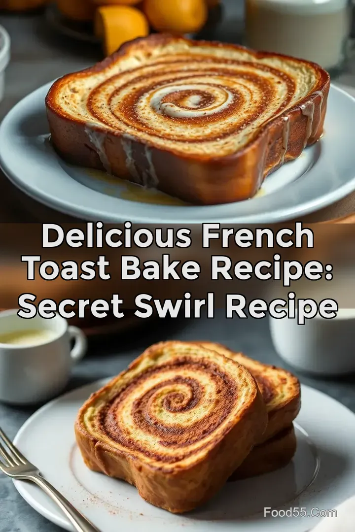 Delicious French Toast Bake Recipe: Secret Swirl Recipe : PIN FOR LATER Delicious French Toast Bake Recipe: Secret Swirl Recipe