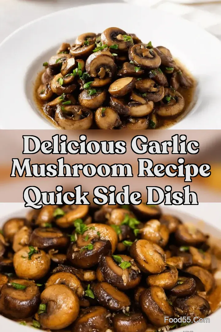 Delicious Garlic Mushroom Recipe Quick Side Dish