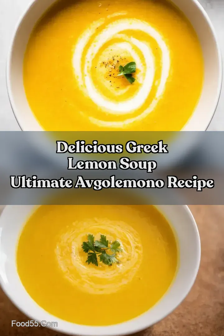 Delicious Greek Lemon Soup Ultimate Avgolemono Recipe