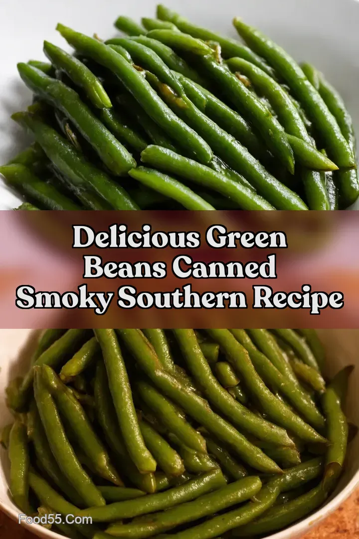 Delicious Green Beans Canned Smoky Southern Recipe : PIN FOR LATER Delicious Green Beans Canned Smoky Southern Recipe