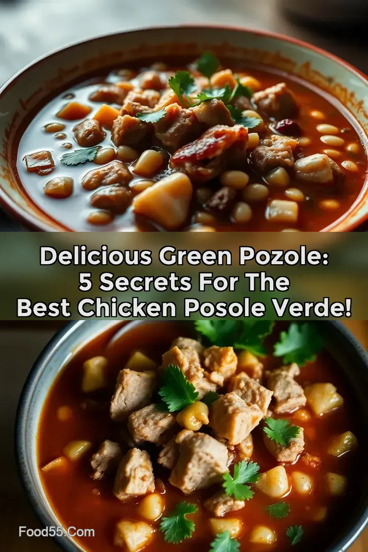 Delicious Green Pozole: 5 Secrets for the Best Chicken Posole Verde! : PIN FOR LATER Delicious Green Pozole: 5 Secrets for the Best Chicken Posole Verde!