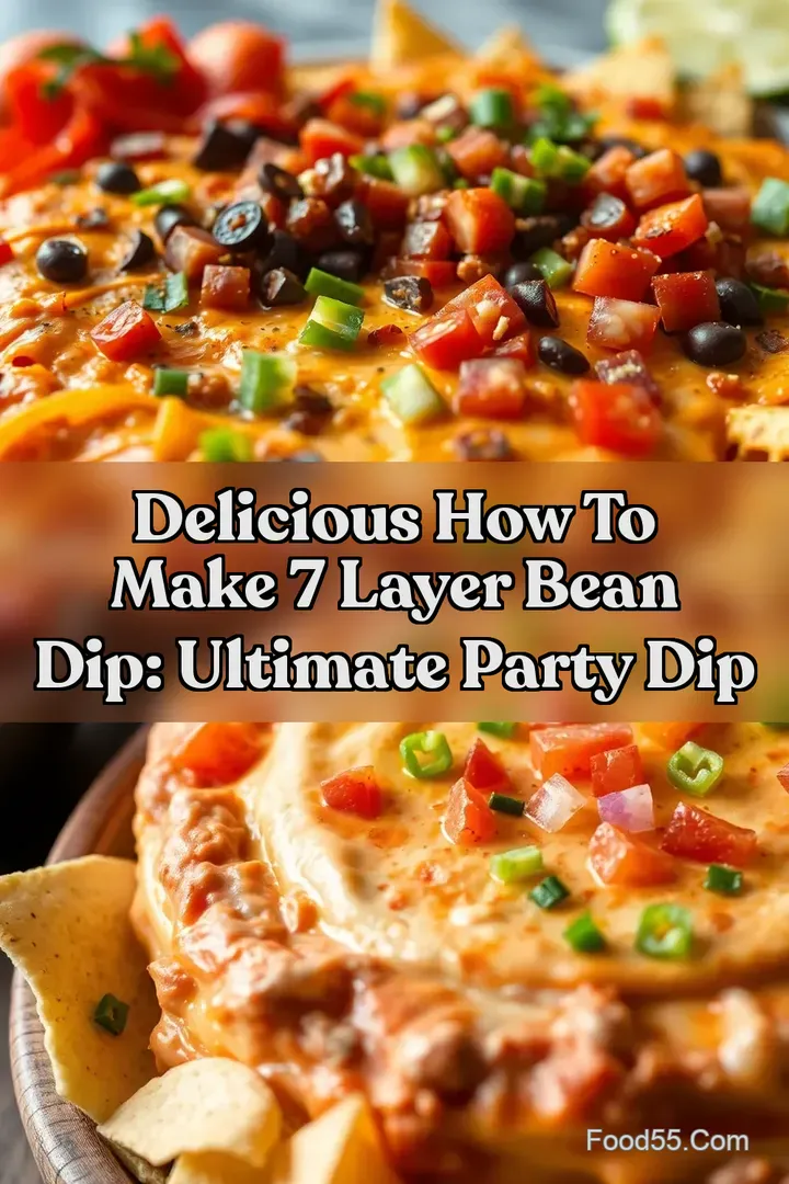 Delicious How To Make 7 Layer Bean Dip: Ultimate Party Dip : PIN FOR LATER Delicious How To Make 7 Layer Bean Dip: Ultimate Party Dip