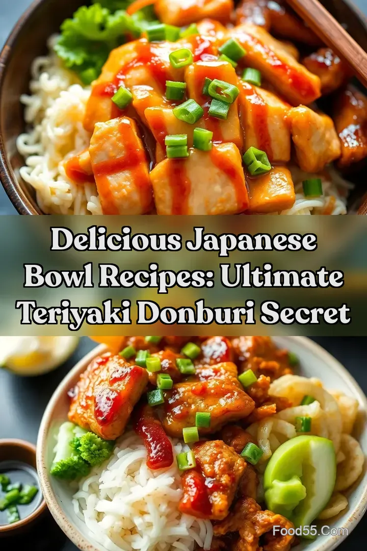 Delicious Japanese Bowl Recipes: Ultimate Teriyaki Donburi Secret : PIN FOR LATER Delicious Japanese Bowl Recipes: Ultimate Teriyaki Donburi Secret