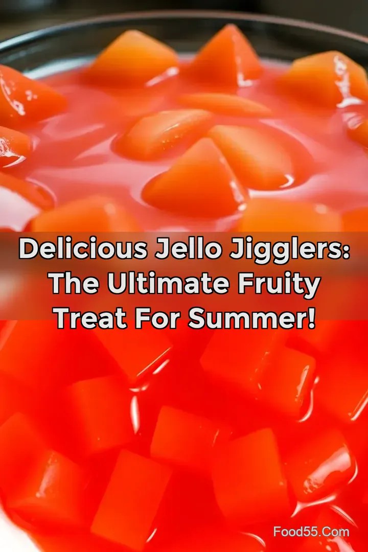 Delicious Jello Jigglers: The Ultimate Fruity Treat for Summer!