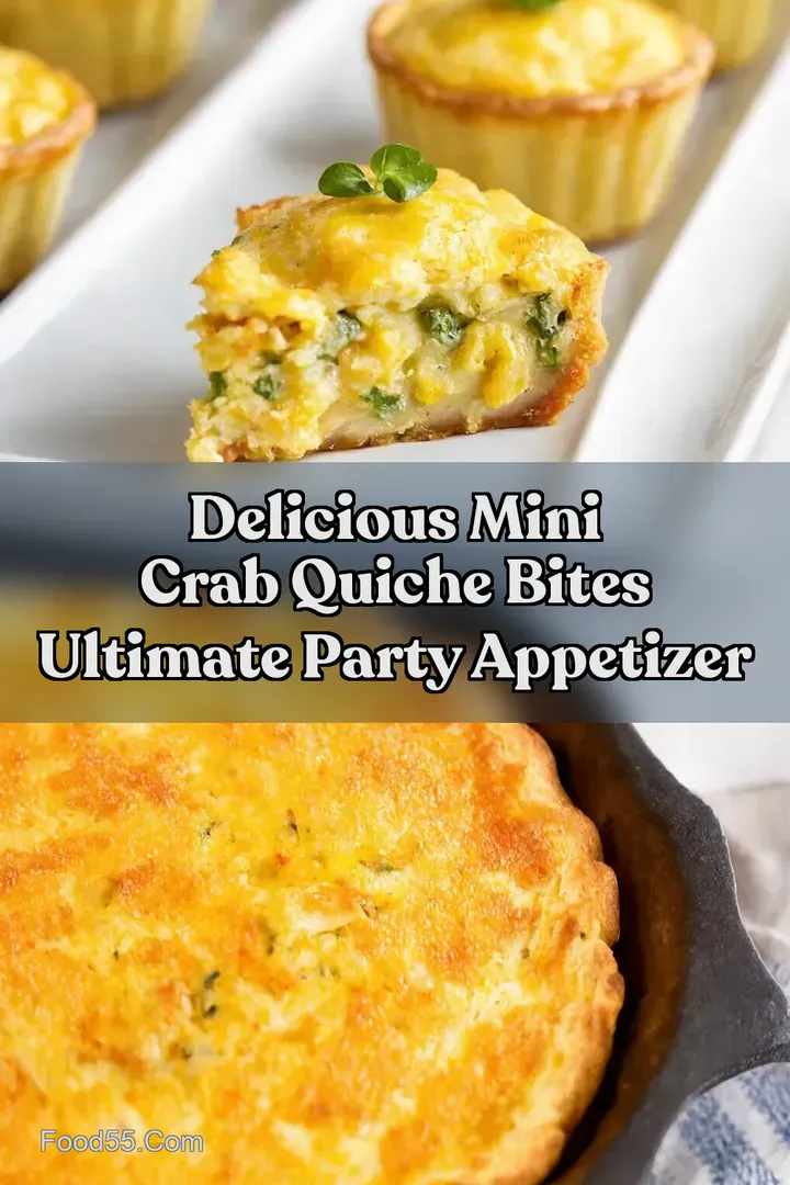 Delicious Mini Crab Quiche Bites Ultimate Party Appetizer