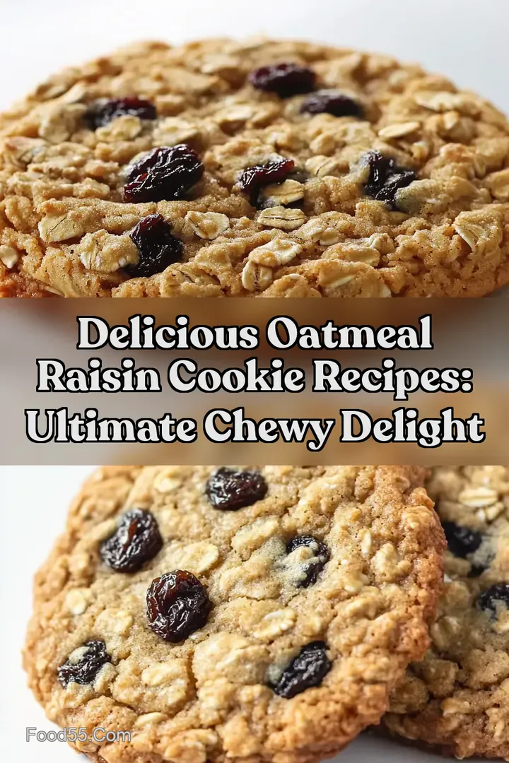 Delicious Oatmeal Raisin Cookie Recipes: Ultimate Chewy Delight : PIN FOR LATER Delicious Oatmeal Raisin Cookie Recipes: Ultimate Chewy Delight