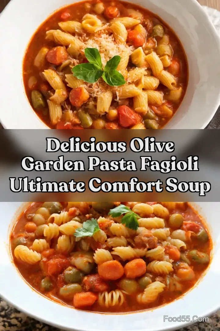 Delicious Olive Garden Pasta Fagioli Ultimate Comfort Soup