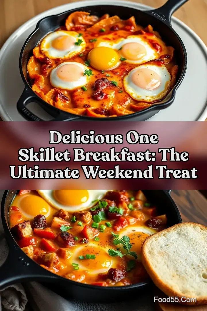 Delicious One Skillet Breakfast: The Ultimate Weekend Treat : PIN FOR LATER Delicious One Skillet Breakfast: The Ultimate Weekend Treat