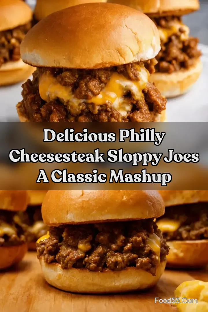 Delicious Philly Cheesesteak Sloppy Joes A Classic Mashup