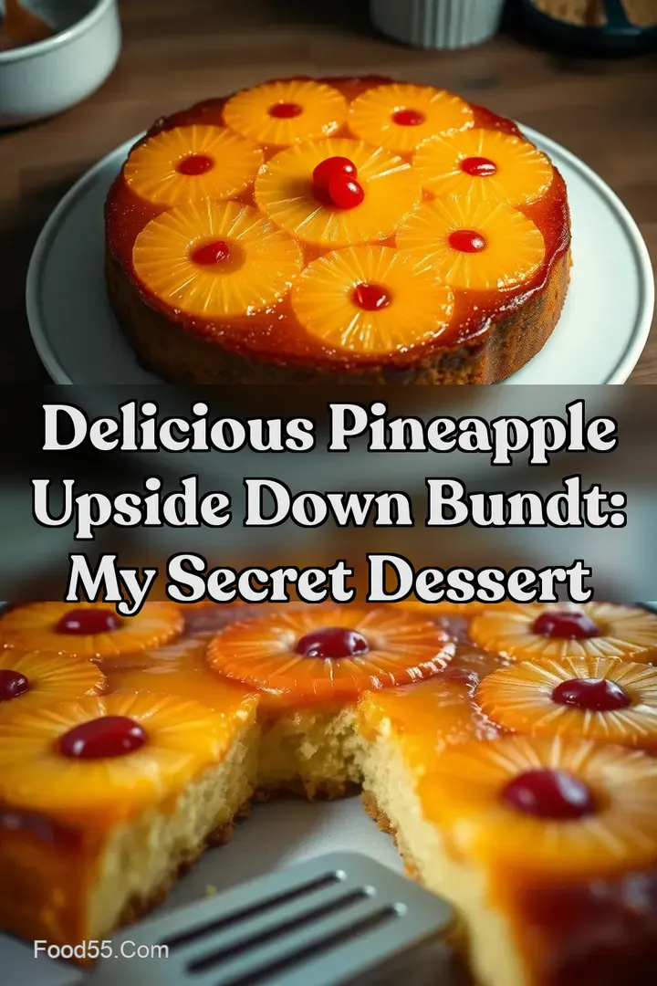 Delicious Pineapple Upside Down Bundt: My Secret Dessert : PIN FOR LATER Delicious Pineapple Upside Down Bundt: My Secret Dessert